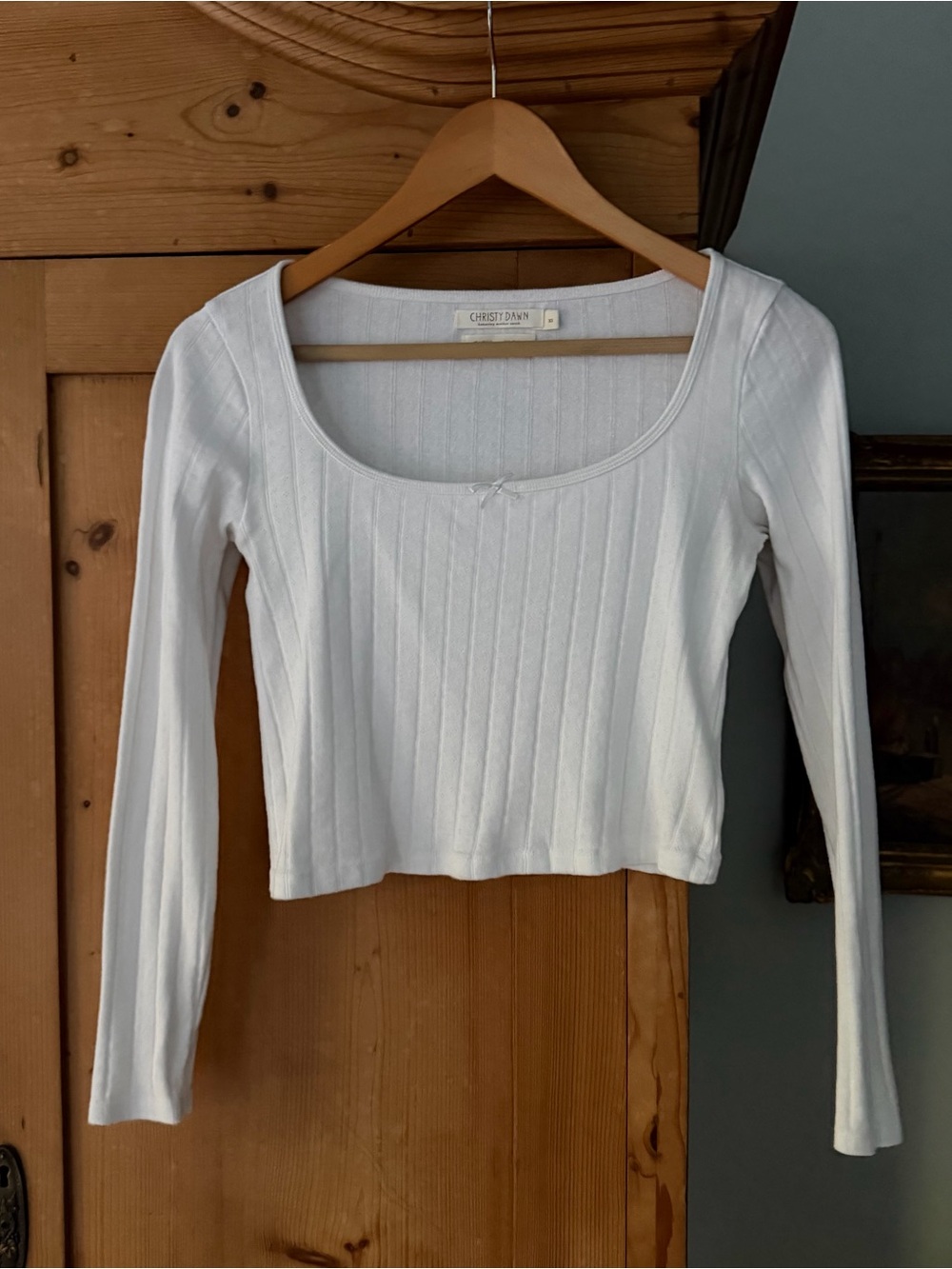 Christy Dawn Lita Tee in Ivory